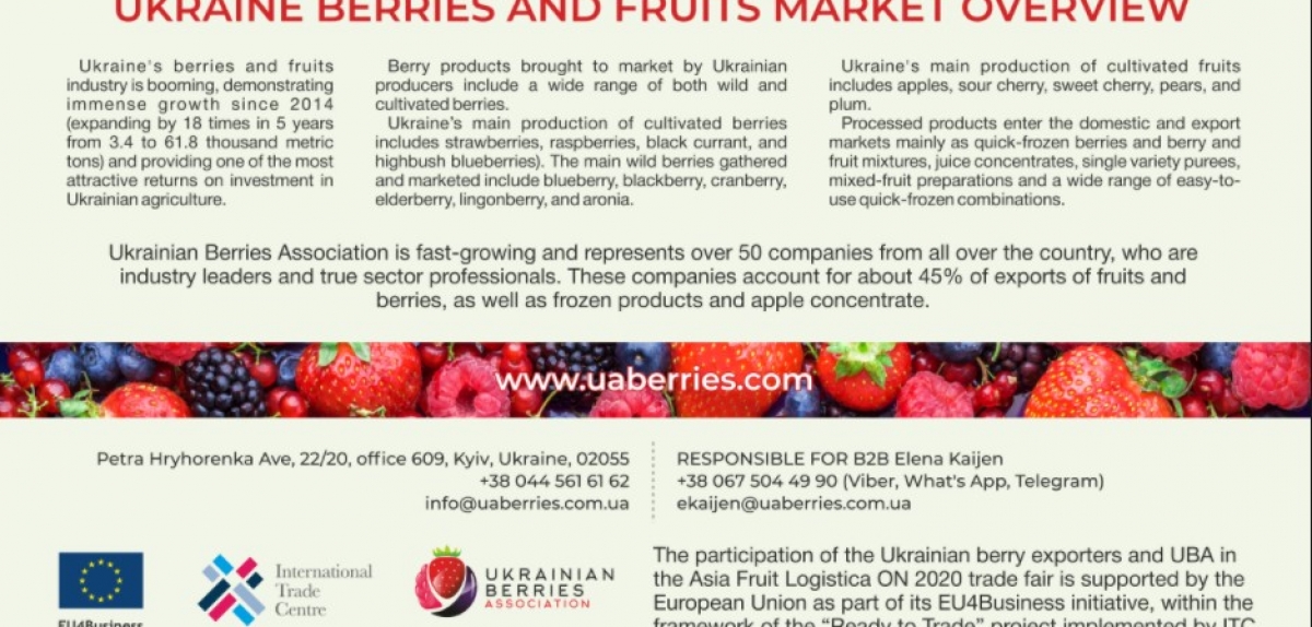 UKRAINIAN BERRY EXPORTERS CONQUER NEW WORLD PEAKS