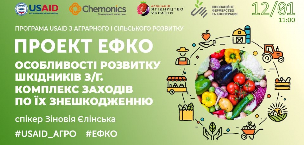 Проєкт #ЕФКО: відбувся тренінг «Особливості розвитку шкідників закритого ґрунту. Комплекс заходів по їх знешкодженню»