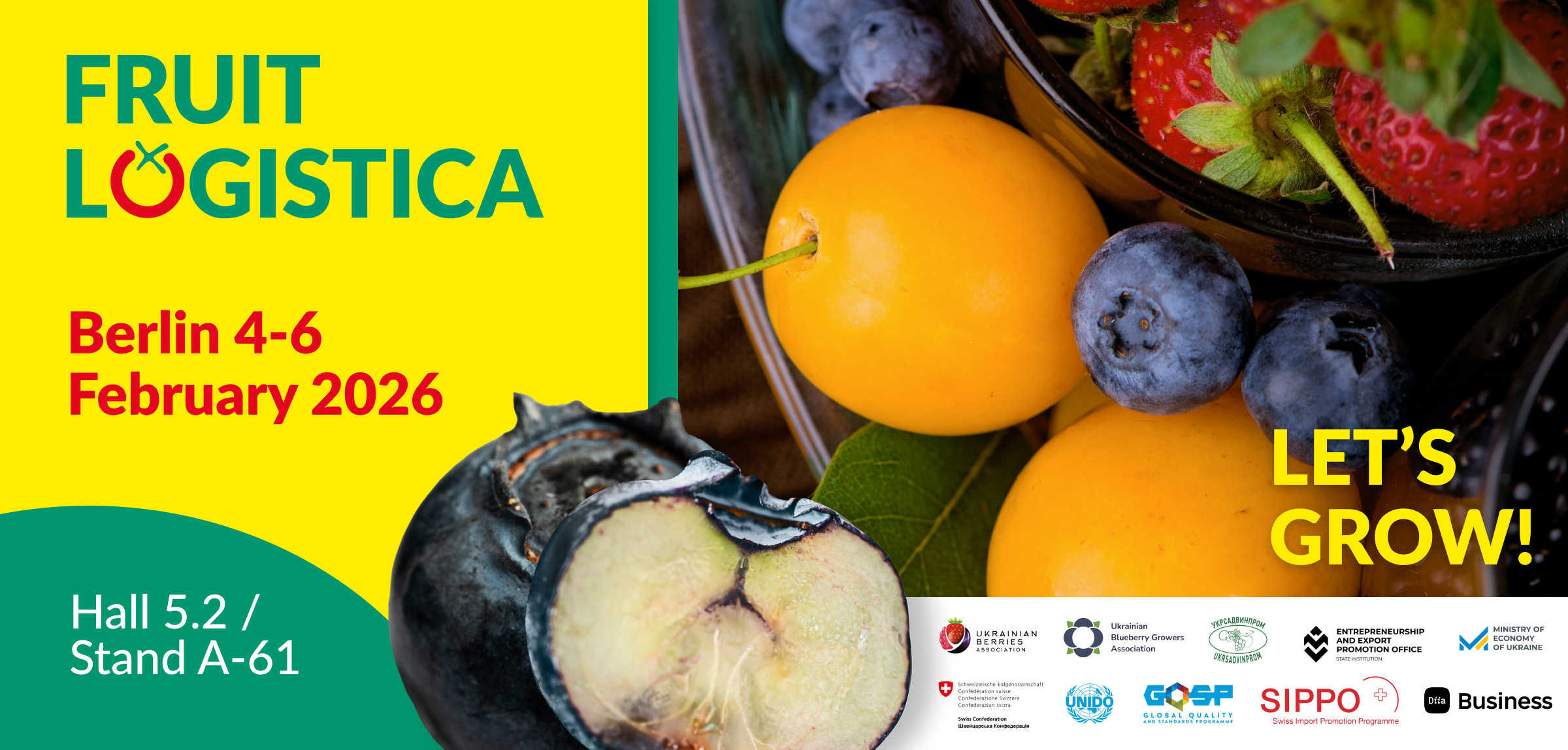 Запрошуємо до реєстрації на FRUIT LOGISTICA 2026!