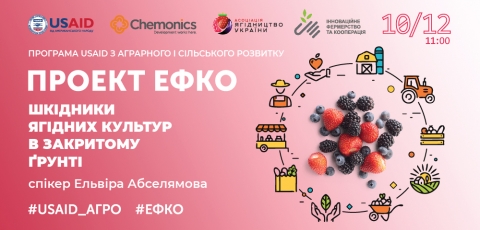 Тренінг проекту #ЕФКО «Шкідники ягідних культур в закритому ґрунті»